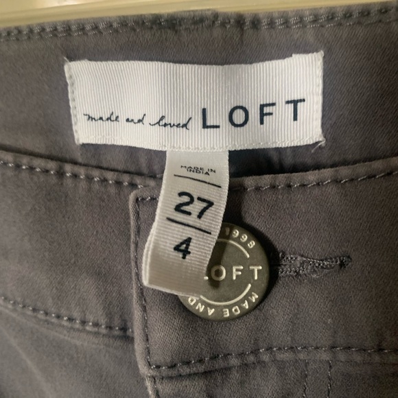 Loft gray skinny pants - Picture 2 of 9